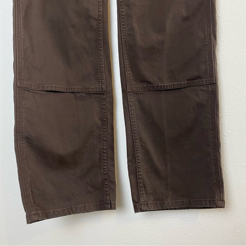 Carhartt Rugged Flex Loose Fit Canvas Double Front Work Pants - 8 Tall - Picture 6 of 15